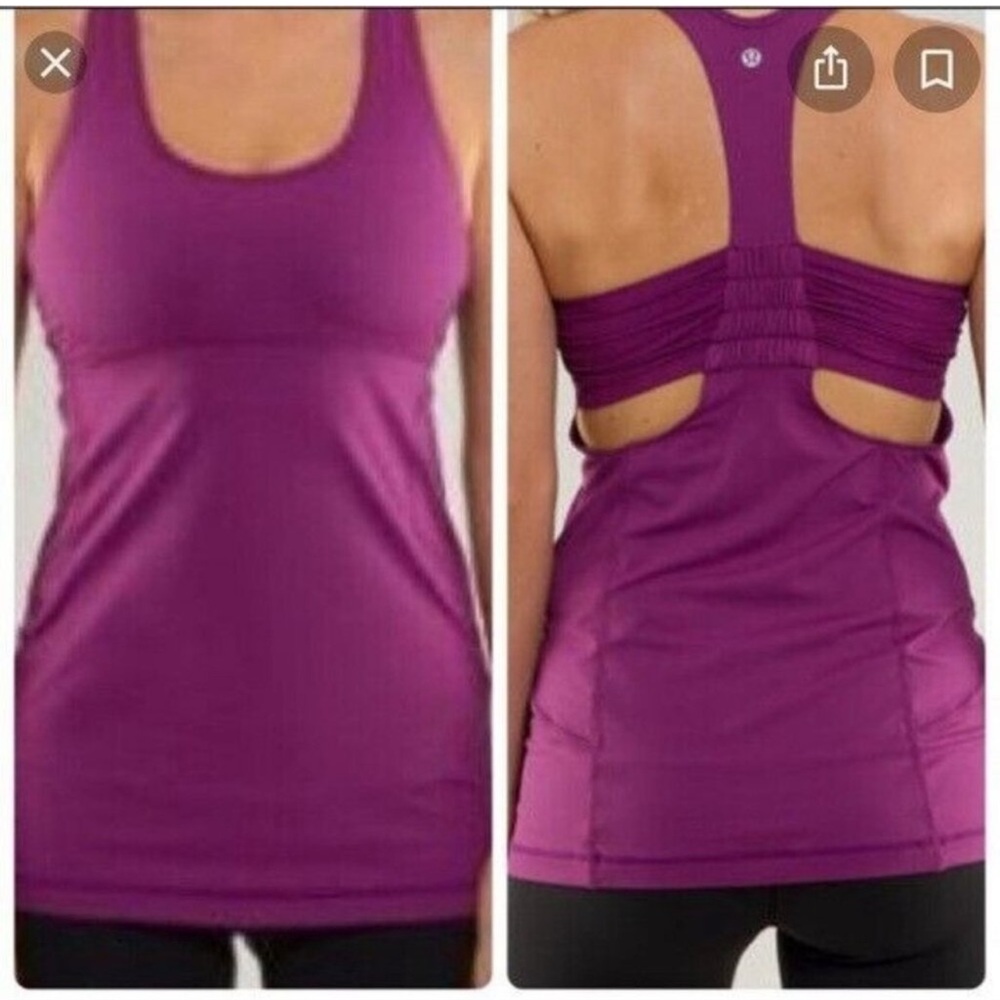 lululemon athletica Purple Tank Top